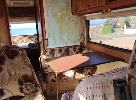 Van With 3 Double Bed For Driving In Canary Islands Campingplatz Costa Adeje (Tenerife)