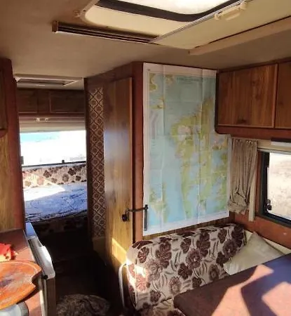 Van With 3 Double Bed For Driving In Canary Islands Campingplatz Costa Adeje (Tenerife)